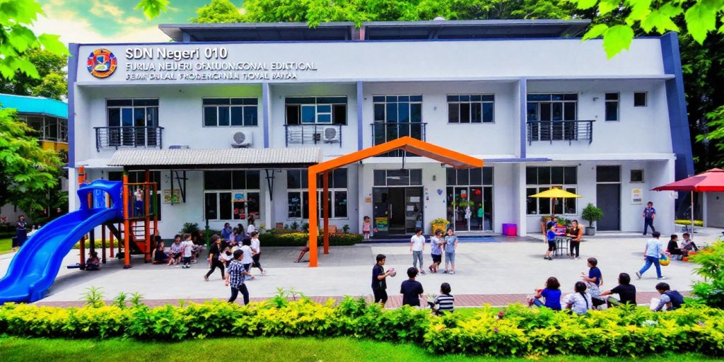 Fasilitas sekolah SDN Negeri 010 di Bontang Selatan.